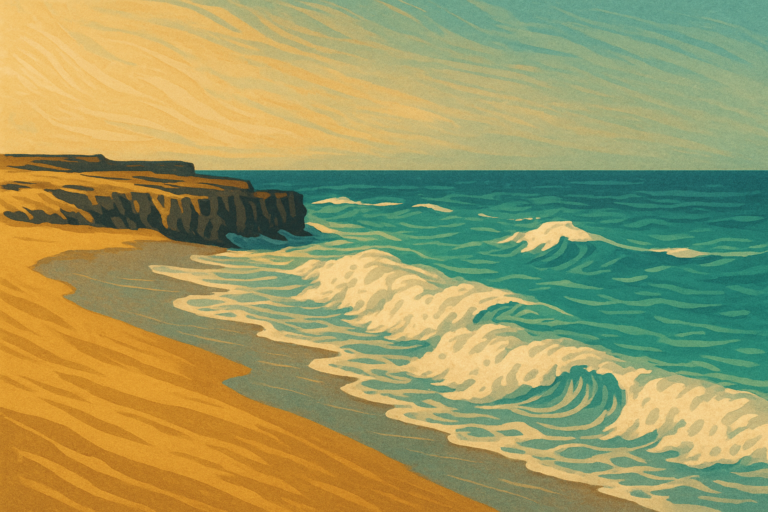 Local Treasure Coast beach scene
